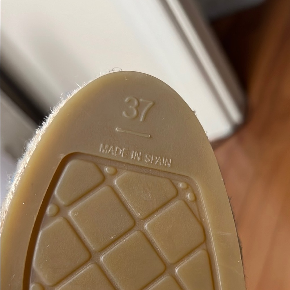 New CHANEL turquoise espadrilles size 37 - Picture 9 of 9